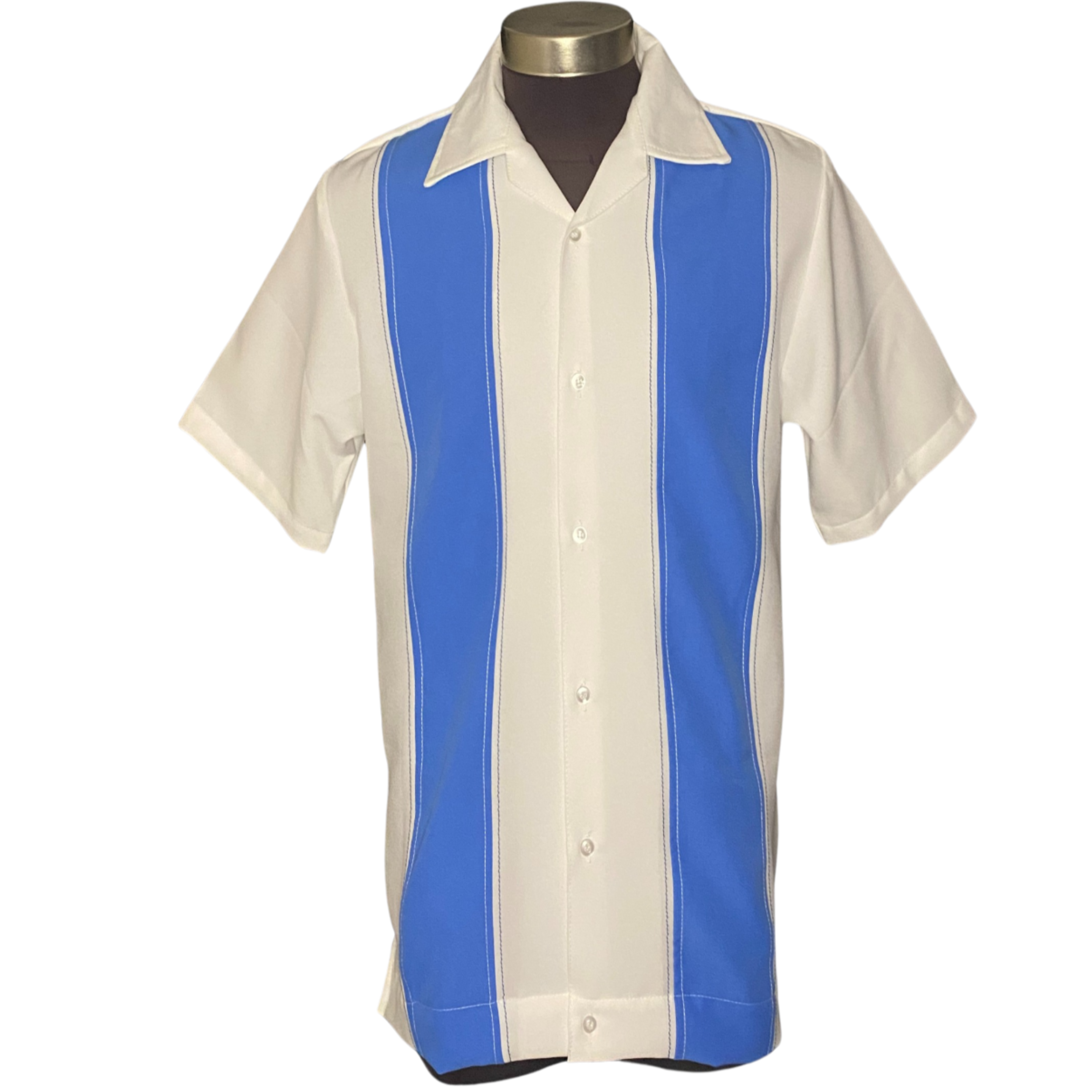 Nifty50's Bodgie Double Panel Men's Retro Bowling Shirts - Nichole Jade Rockabilly Boutique