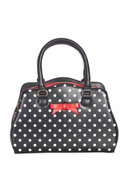 Banned BG34431 Poppy Polka Handbag - Nichole Jade Rockabilly Boutique