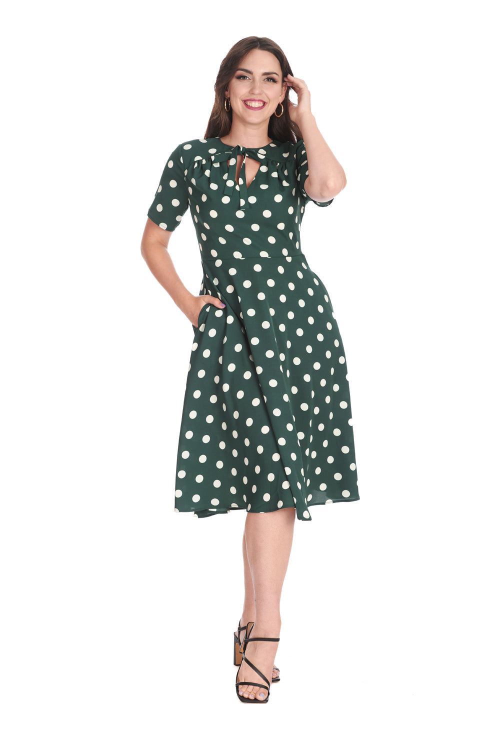 Banned DR16954 Spot Set Sail Swing Dress