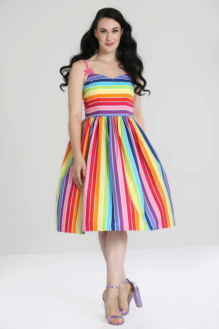 Hell Bunny H40059 Over The Rainbow 50's Dress - Nichole Jade Rockabilly Boutique