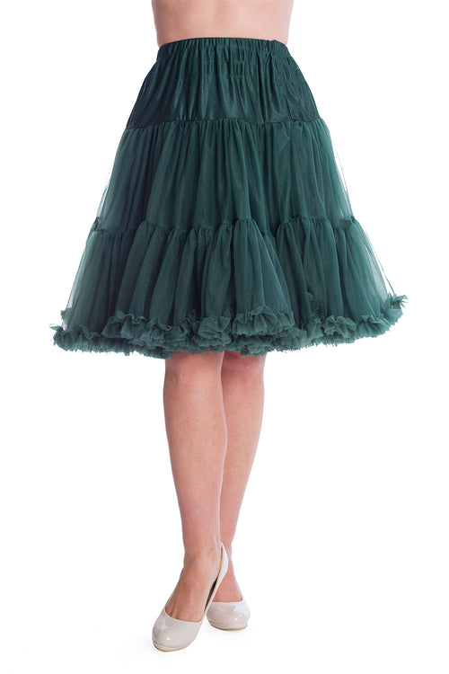 Banned SBN235 Starlite Petticoat Bottle Green 23 Inch