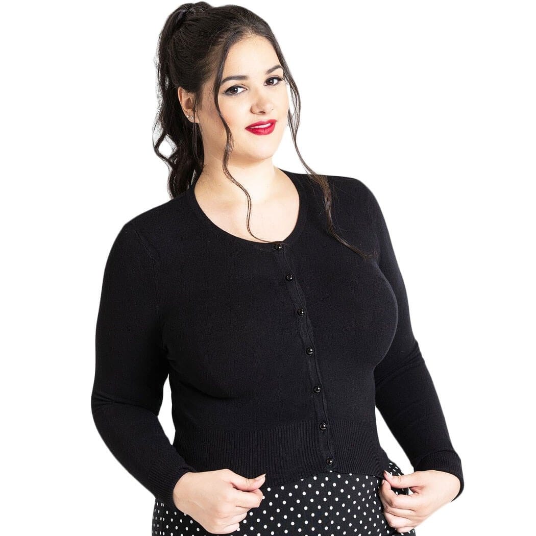 Image of Hell Bunny Paloma Cardigan Black