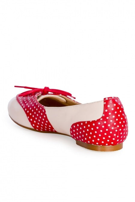 Banned SE71154 Oxford Isabella Flats - Nichole Jade Rockabilly Boutique