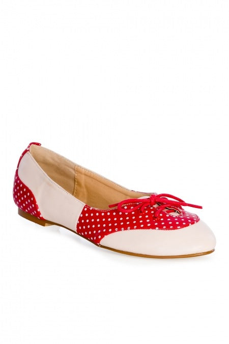 Banned SE71154 Oxford Isabella Flats - Nichole Jade Rockabilly Boutique