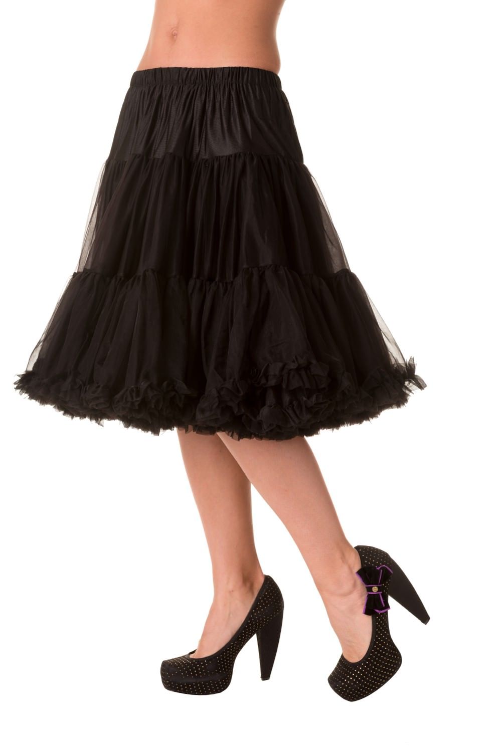 Banned SBN235 Starlite Petticoat Black 23 Inch