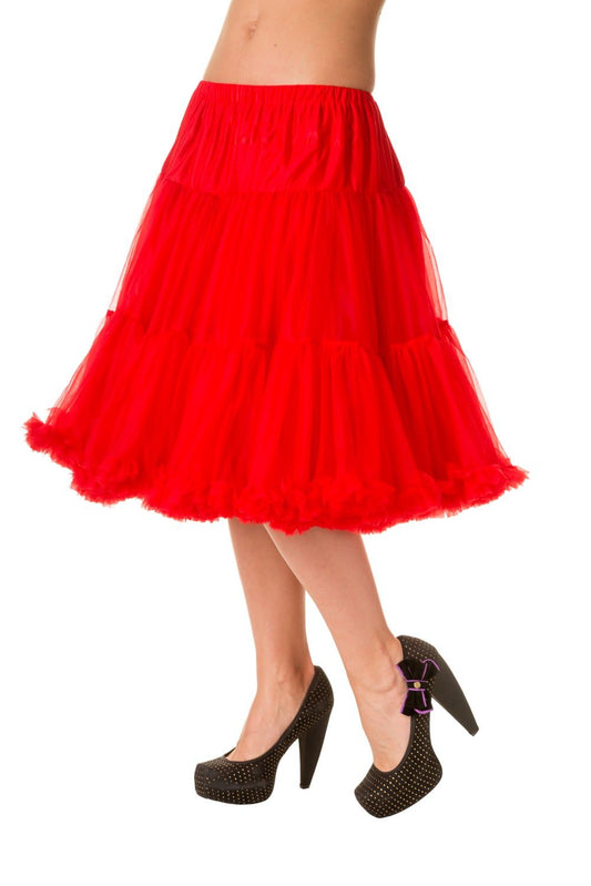 Banned SBN235 Starlite Petticoat Red 23 Inch