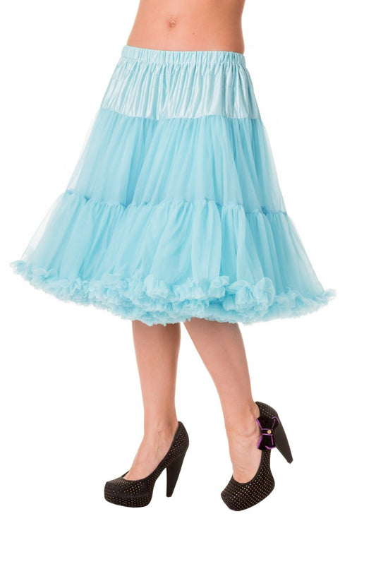 Banned SBN235 Starlite Petticoat Light Blue 23 Inch